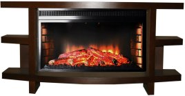 Каминокомплект Interflame Лонг с очагом Panoramic 33W LED FX средний дуб