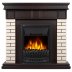 Каминокомплект Firelight Bricks Classic с очагом Electrolux EFP/P-1020LS камень бежевый/шпон темный дуб