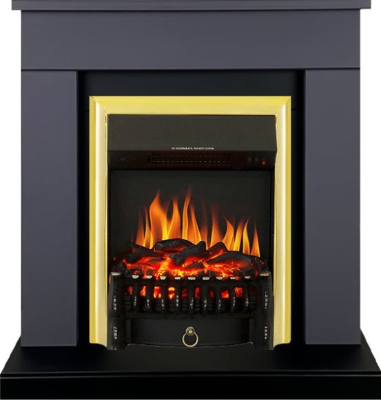 Каминокомплект Royal Flame Bergen c очагом Fobos FX Brass серый графит