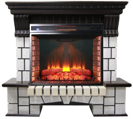 Каминокомплект Interflame Экстер венге с очагом Panoramic 06 33 LED FX QZ
