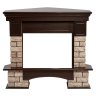 Портал Firelight Forte Wood 25U (угловой) камень коричневый/шпон темный дуб