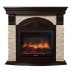Каминокомплект Firelight Torre 30U (угловой) с очагом Electrolux EFP/P-3020LS сланец слоновая кость/шпон темный дуб