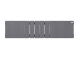 Биметаллический радиатор отопления Royal Thermo PianoForte 200 14 секций Silver Satin