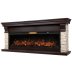 Каминокомплект Royal Thermo Aurora RTFP/P-AR60LS + портал Michigan 60 камень молочный/шпон темный дуб