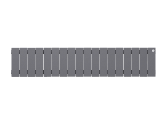 Биметаллический радиатор отопления Royal Thermo PianoForte 200 18 секций Silver Satin