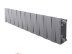 Биметаллический радиатор отопления Royal Thermo PianoForte 200 20 секций Silver Satin