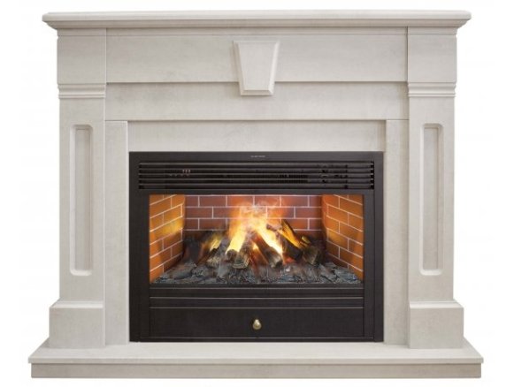 Каминокомплект RealFlame Kellie 25,5/26 WT с очагом 3D Novara