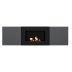 Тумба с биокамином Firelight BFP/P-1400L графит+набор керамических дров сосна