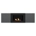 Тумба с биокамином Firelight BFP/P-1400V графит+набор керамических дров береза