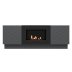 Тумба с биокамином Firelight BFP/P-1400V графит+набор керамических дров береза