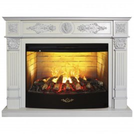 Каминокомплект RealFlame Leonardo 33 WT с очагом Firestar 33 3D