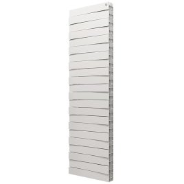 Биметаллический вертикальный радиатор Royal Thermo Piano Forte Tower Bianco Traffico 18 секций