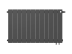 Биметаллический радиатор отопления Royal Thermo PianoForte 500 VDR80 12 секций Noir Sable