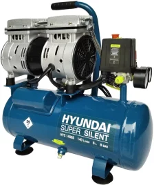 Компрессор безмасляный HYUNDAI HYC 1406S поршневой, бесшумный.