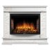 Каминокомплект Firelight Scala 25 с очагом Electrolux EFP/P-2520LS сланец скалистый белый/шпон белый дуб