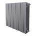 Биметаллический радиатор отопления Royal Thermo PianoForte 500 VDR80 12 секций Silver Satin