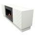 Тумба с биокамином Firelight BFP/P-1400V белый+набор керамических дров ель