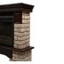 Каминокомплект Firelight Forte Wood 30 с очагом Electrolux EFP/P-3020LS камень коричневый/шпон темный дуб