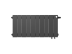 Биметаллический радиатор отопления Royal Thermo PianoForte 300 10 секций Noir Sable VDR