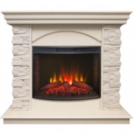 Каминокомплект RealFlame Elford STD/EUG/25&#039;5/HL WT с очагом Evrika 25,5 LED