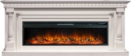 Каминокомплект Royal Flame Dallas с очагом Vision 60 LOG LED слоновая кость с патиной