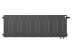 Биметаллический радиатор отопления Royal Thermo PianoForte 300 14 секций Noir Sable VDR