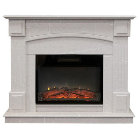 Каминокомплект RealFlame Carolina 25.5/24 WT F714 с очагом Kendal 24