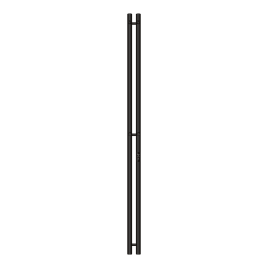 Электрический полотенцесушитель Primoclima Sol R C E Black 150*6 2