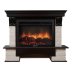 Каминокомплект Firelight Forte 30S с очагом Electrolux EFP/P-3020LS камень белый/шпон темный дуб