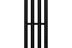 Электрический полотенцесушитель Primoclima Sol R C E Black 150*18 4