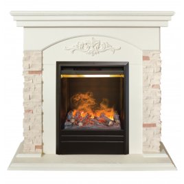 Каминокомплект RealFlame Neapolis WT с очагом 3D Olympic