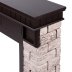 Портал Firelight Bricks Wood Classic камень коричневый/шпон темный дуб