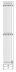 Электрический полотенцесушитель Primoclima Sol Q E White 120*24 5