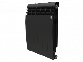 Биметаллический радиатор отопления Royal Thermo BiLiner 500 10 секций Noir Sable