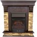 Каминокомплект Interflame Брайт темный дуб с очагом Majestic FX M Black