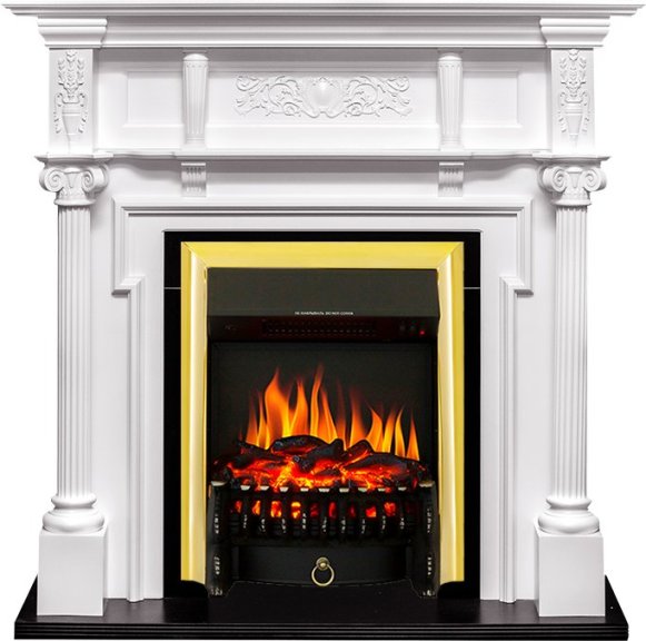 Каминокомплект Royal Flame Oxford c очагом Fobos FX Brass