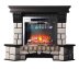 Каминокомплект Interflame Экстер угловой венге с очагом Sirius 30 LED FX Brass